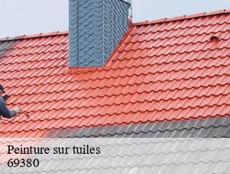 Peinture sur tuiles alix-69380 M.Lagrenee Peinture