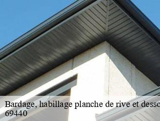 Bardage, habillage planche de rive et dessous toit barrot-69440 M.Lagrenee Peinture