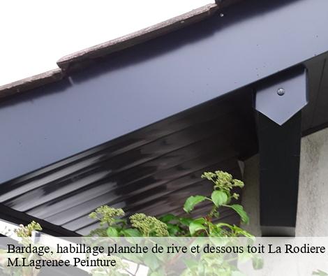 Bardage, habillage planche de rive et dessous toit la-rodiere-69700 M.Lagrenee Peinture