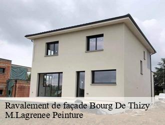 Ravalement de façade bourg-de-thizy-69240 M.Lagrenee Peinture