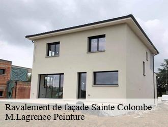 Ravalement de façade sainte-colombe-69560 M.Lagrenee Peinture