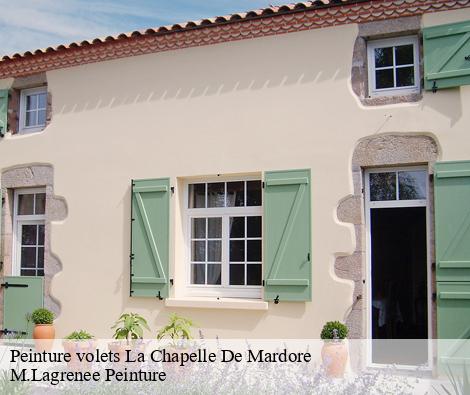 Peinture volets la-chapelle-de-mardore-69240 M.Lagrenee Peinture