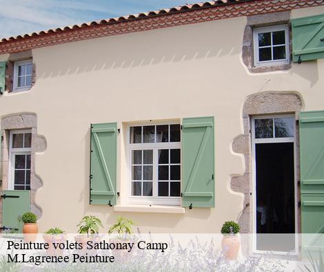 Peinture volets sathonay-camp-69580 M.Lagrenee Peinture